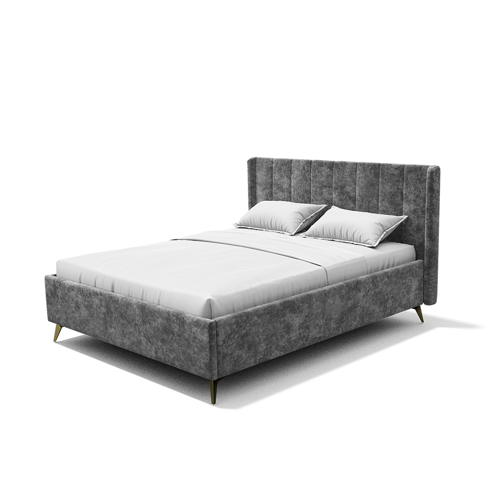 кровать 1400x2000 с мягким изголовьем - комфортный сон